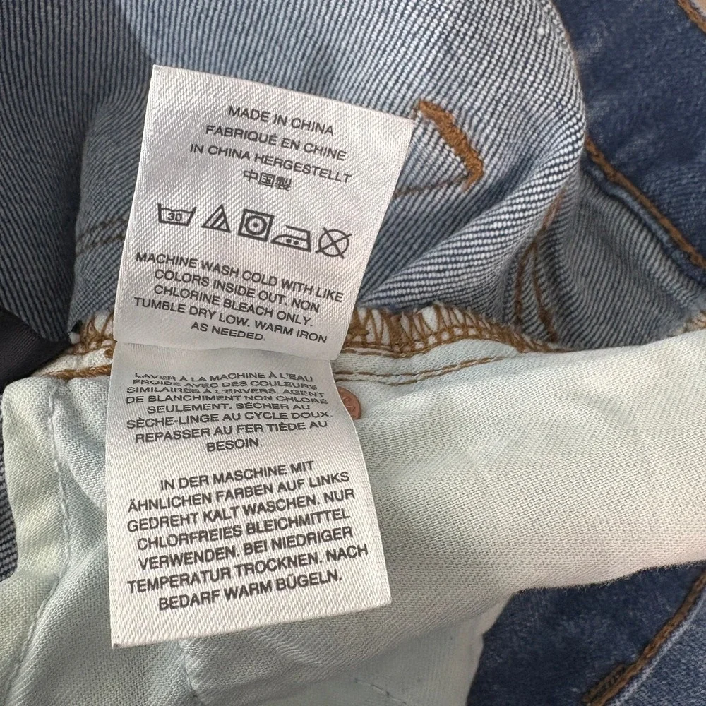 J. Crew Slim Broken In Boyfriend Jeans Womens Size 32P Blue Denim High Rise